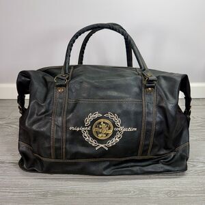 Disney Original Collection Brown Leather-Like Travel Duffel Bag Vacation Luggage